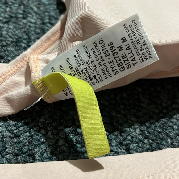 GIANNI BINI mesh floral lingerie inspired bikini set pale pink swim medium M - Picture 10 of 11